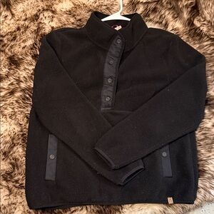 Gerry Black Teddy Sherpa Button Pullover